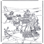 Bible coloring pages - Biblical Magi 1