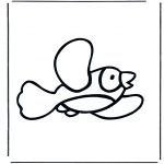 Animals coloring pages - Bird 2