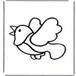 Animals coloring pages - Bird