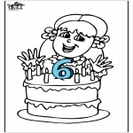 Theme coloring pages - Birthday 4