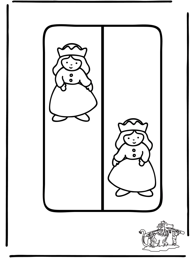 Bookmark Princess - Cut-Out