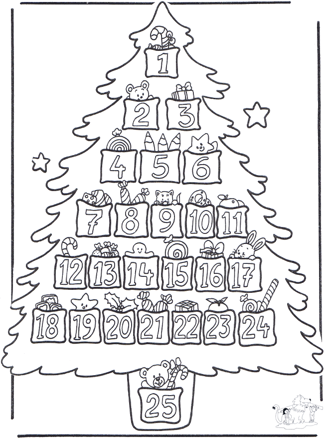 Advent Coloring Pages