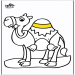 Animals coloring pages - Camel 2