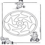 Mandala Coloring Pages - Children mandala 12