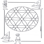 Mandala Coloring Pages - Children mandala 2