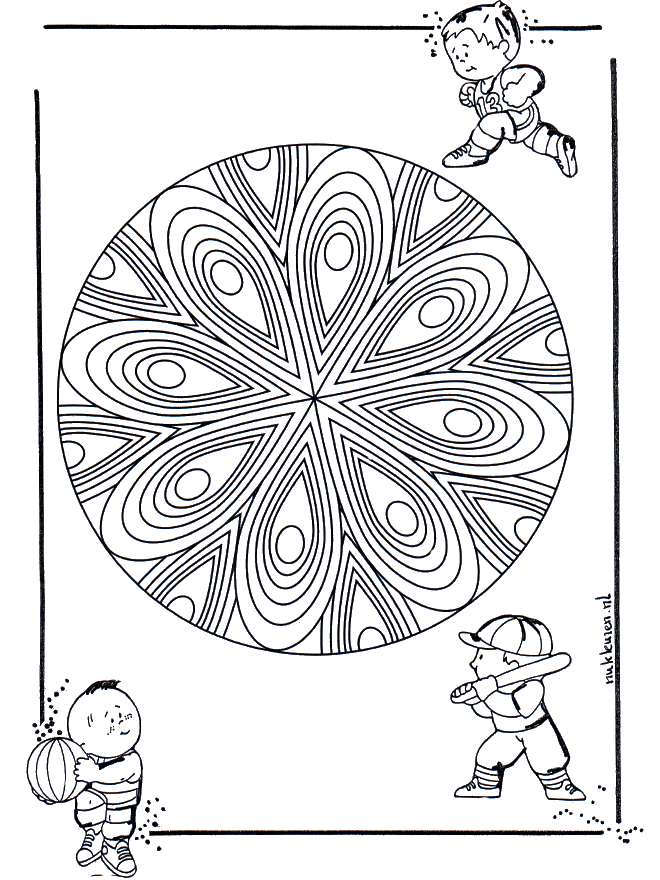 Children mandala 21 - children mandalas