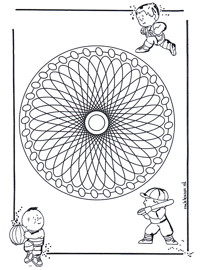 Children mandala 23 - children mandalas