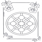 Mandala Coloring Pages - Children mandala 3