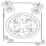 Mandala Coloring Pages - Children mandala 6