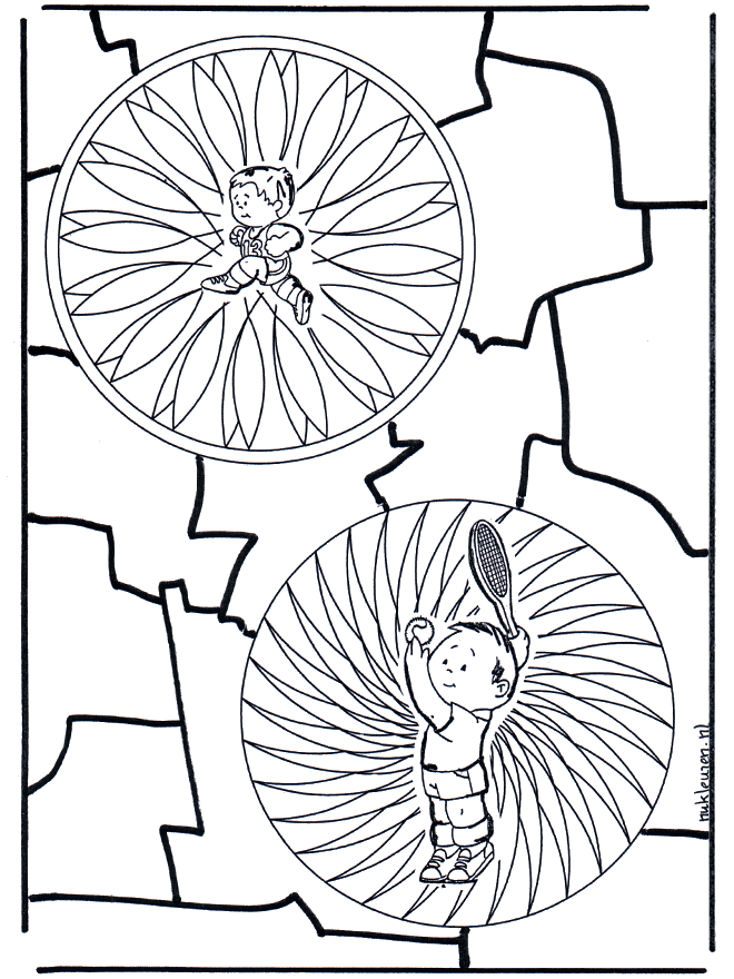 Children mandala - children mandalas