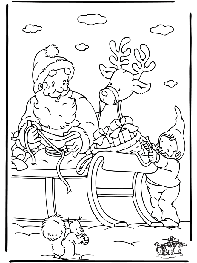 Christmas 40 - Coloring pages Christmas