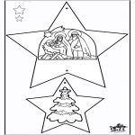 Christmas coloring pages - Christmas Decorations - Bible 1