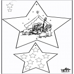 Christmas coloring pages - Christmas Decorations - Bible 3