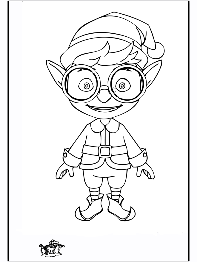Christmas fairy - Coloring pages Christmas