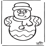 Christmas coloring pages - Christmas windowcolor 1