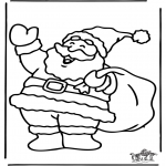 Christmas coloring pages - Christmas windowcolor 2