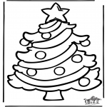 Christmas coloring pages - Christmas windowcolor 6