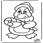 Christmas coloring pages - Christmas windowcolor 8