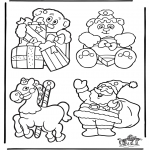 Christmas coloring pages - Christmasdecoration 2