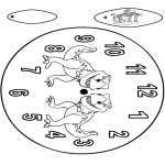 Clock dino