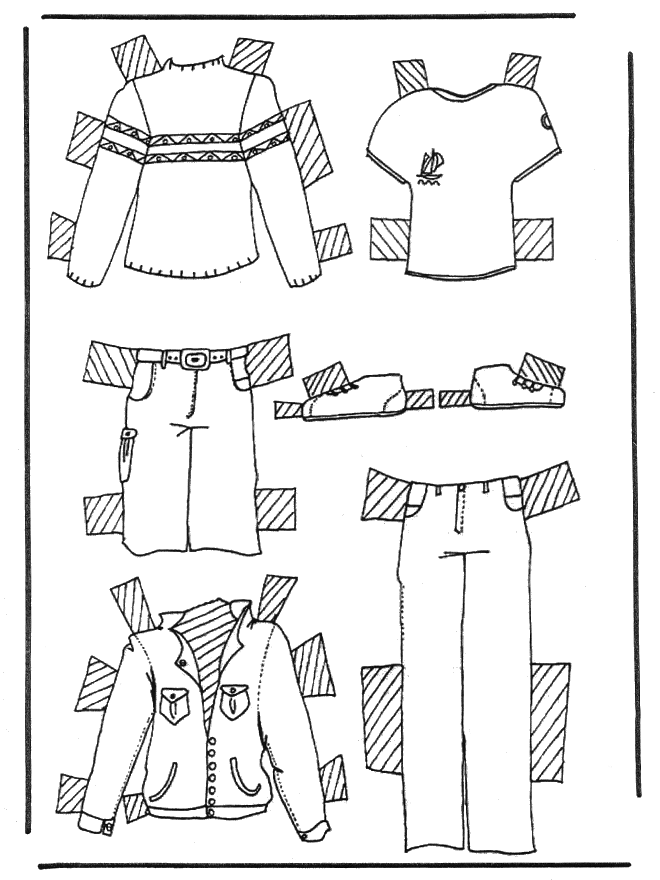 Cloth paper doll 2 - paper dolls