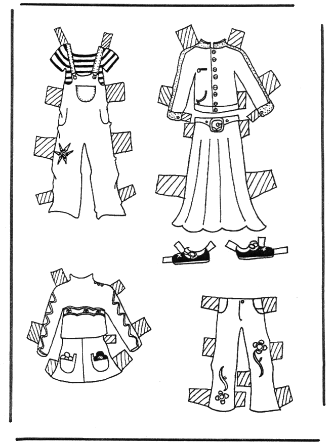 Cloth paper doll 3 - paper dolls