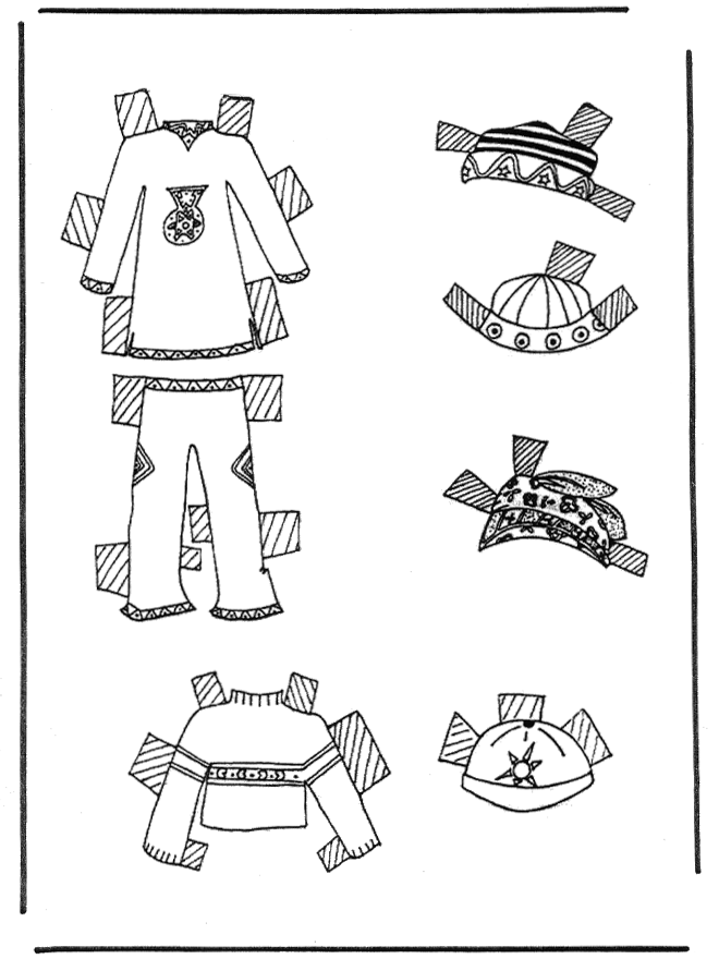 Cloth paper doll 7 - paper dolls