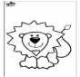 Coloring page lion