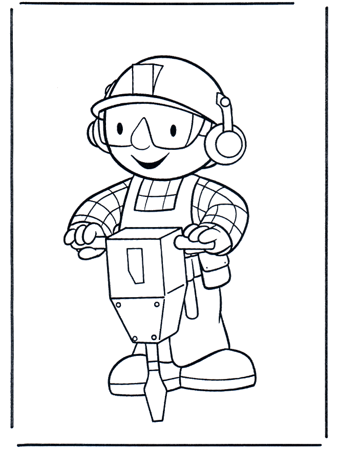 Coloring pages Bob the Builder  - Bob the builder