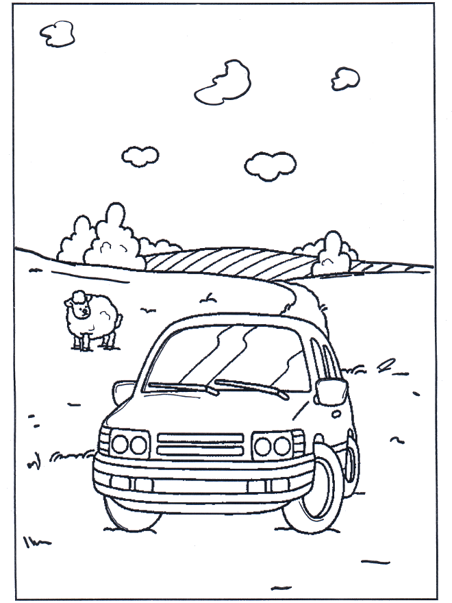 Coloring pages car - Cars