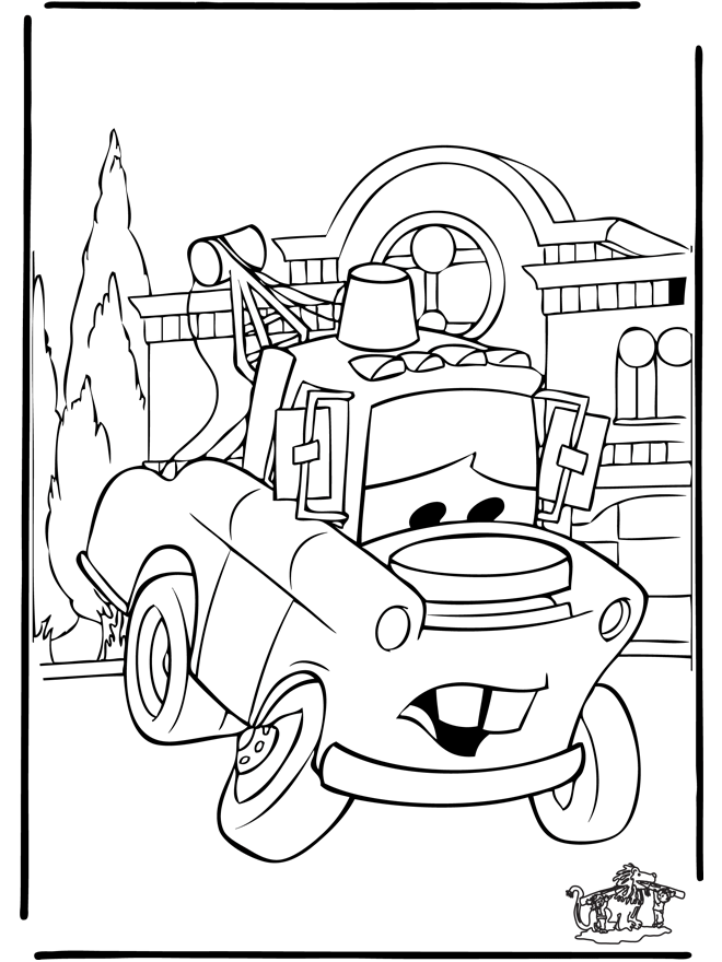 disney coloring pages for boys cars