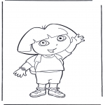 Kids coloring pages - Coloring pages Dora the Explorer 