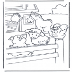 Animals coloring pages - Coloring pages farm