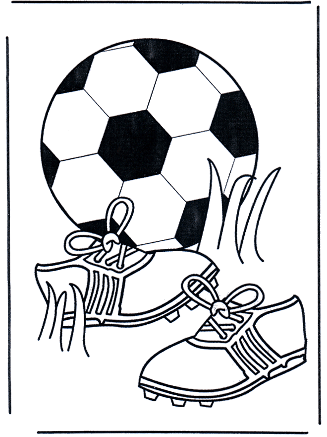 Coloring pages Football - Soccer