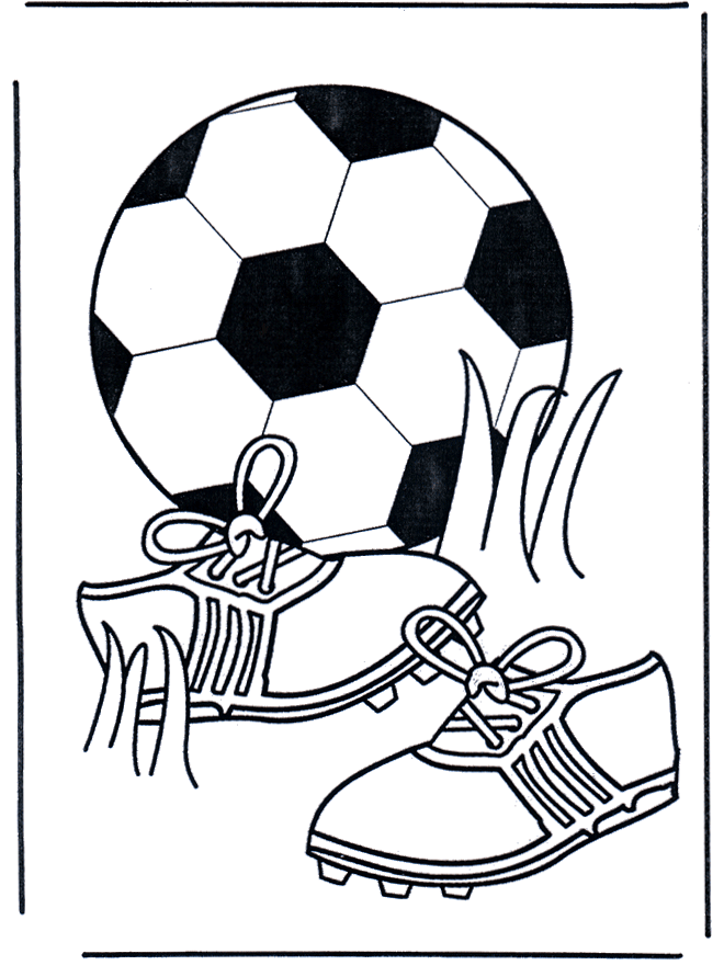 Printable Football Colouring Pages