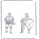 All sorts of - Coloring pages knights