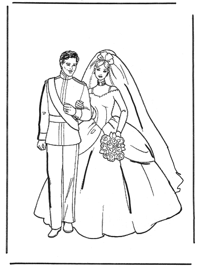 Coloring pages marriage   Marriage