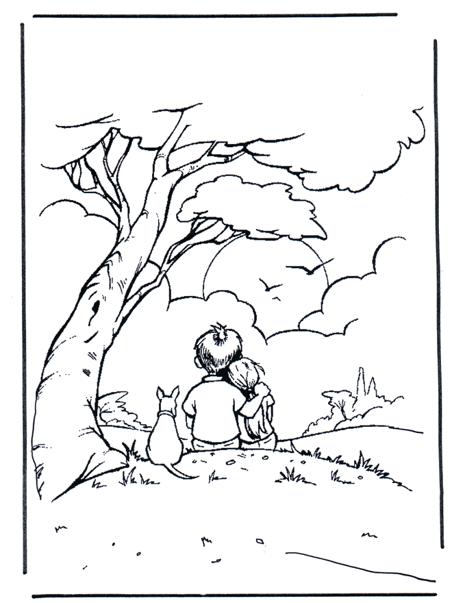Coloring pages summer 1 - Summer