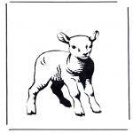 All sorts of - Coloring sheet lamb