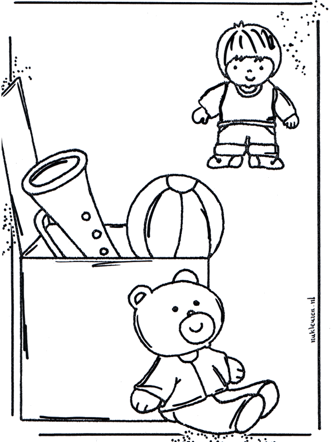 Coloringpage toys 1 - Coloring page toys