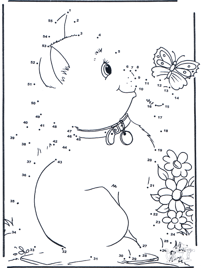 Connect the Dots - cat 5 - Number picture