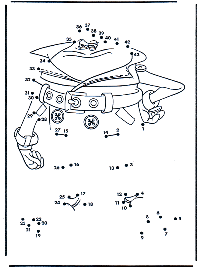 Connect the Dots - spy - Number picture