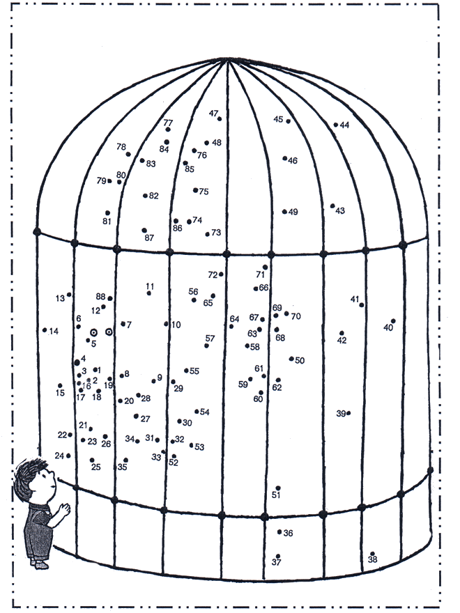 Connect the Dots - zoo 2 - Number picture