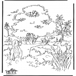 Bible coloring pages - Creation 2