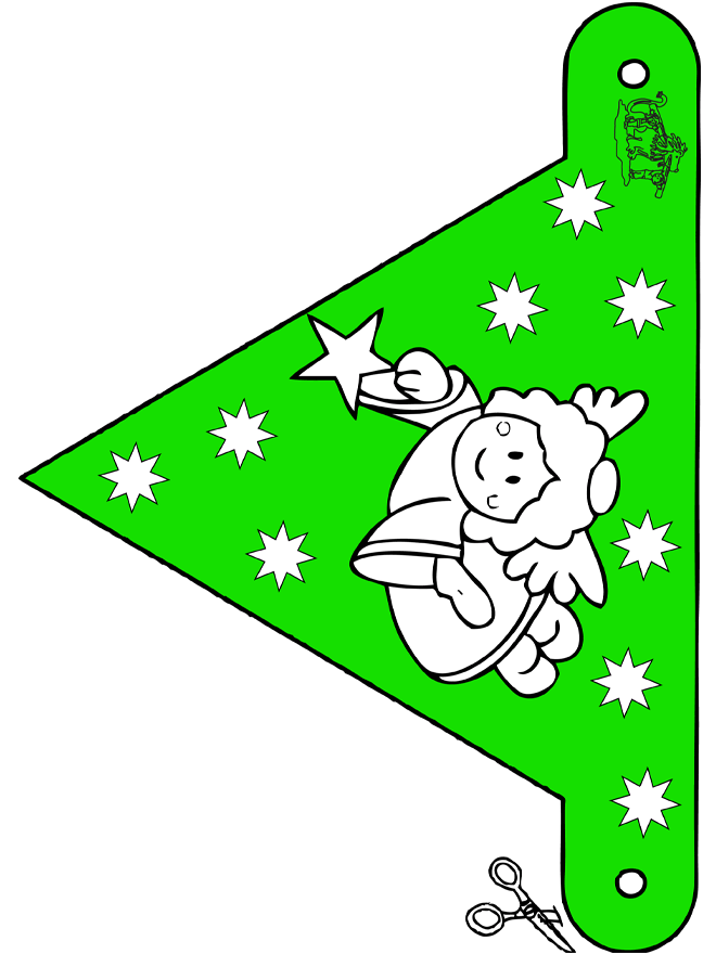 Decorationflag X-mas 8 - Cut-Out