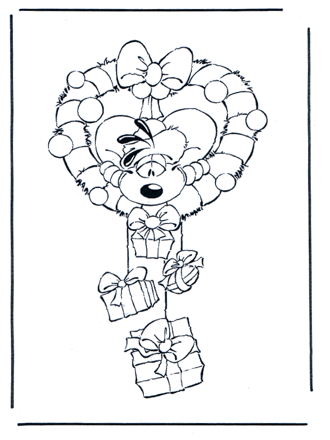 Diddl x-mas 1 - Coloring pages Christmas