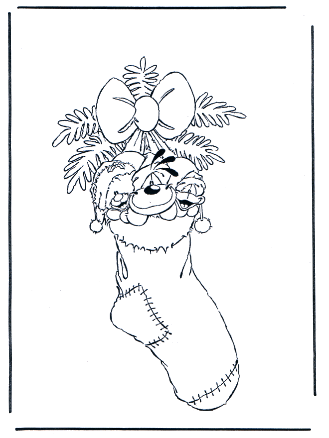 Diddl x-mas 2 - Coloring pages Christmas