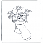 Christmas coloring pages - Diddl x-mas 2