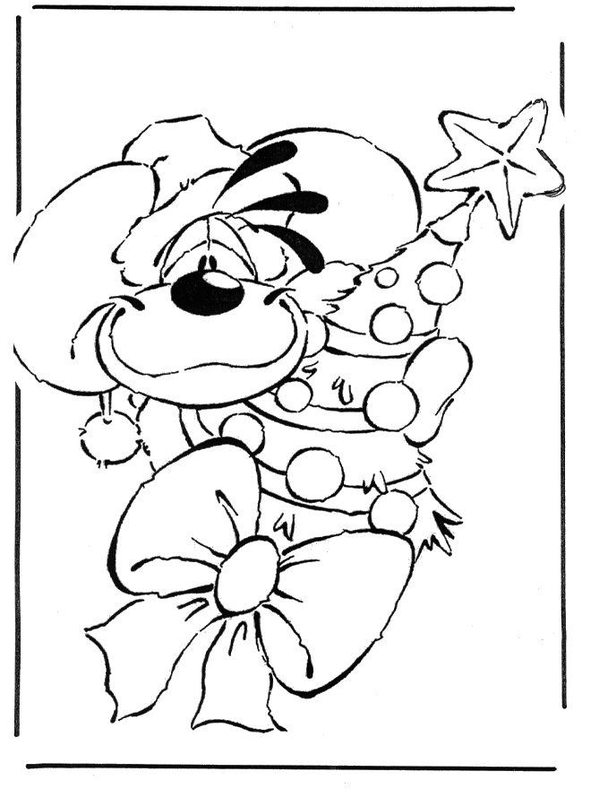 Diddl x-mas 4 - Coloring pages Christmas