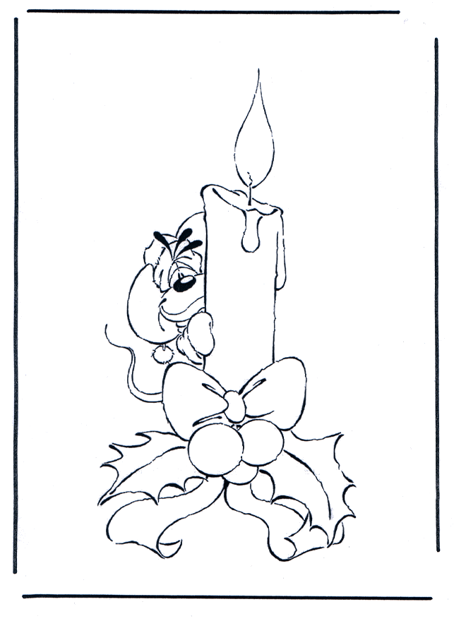 Diddl x-mas 5 - Coloring pages Christmas